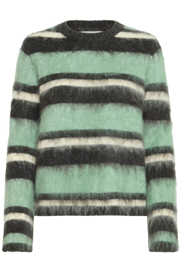 B Young Osa Short Stripe Jumper