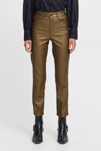 Load image into Gallery viewer, B Young Kiko Metallic Trousers - Walnut
