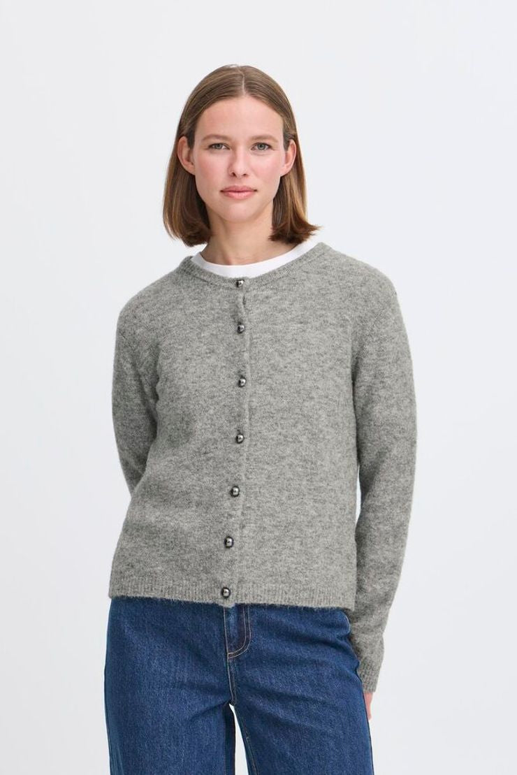 B Young Omea Grey Cardigan