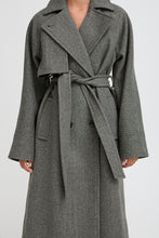 Load image into Gallery viewer, B Young Cilia Trench Coat - Grey
