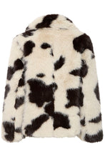 Load image into Gallery viewer, B Young Bemio Cow Print Coat
