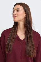 Load image into Gallery viewer, B Young V-Neck Cropped Sweatshirt - 2 Colours
