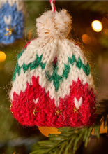 Load image into Gallery viewer, Bobble Hat Knitted Decoration
