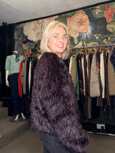 Load image into Gallery viewer, ICHI Hazina Feather and fur  jacket
