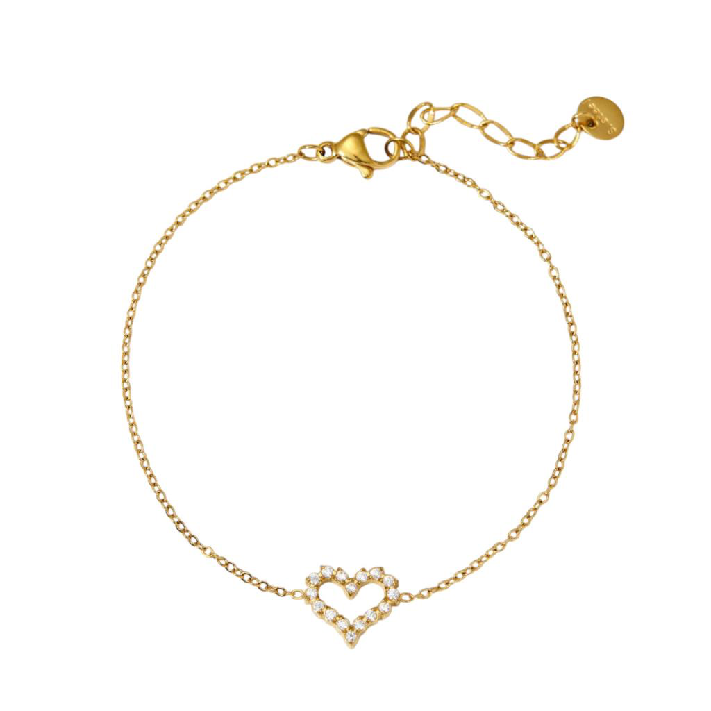 Crystal Heart Bracelet