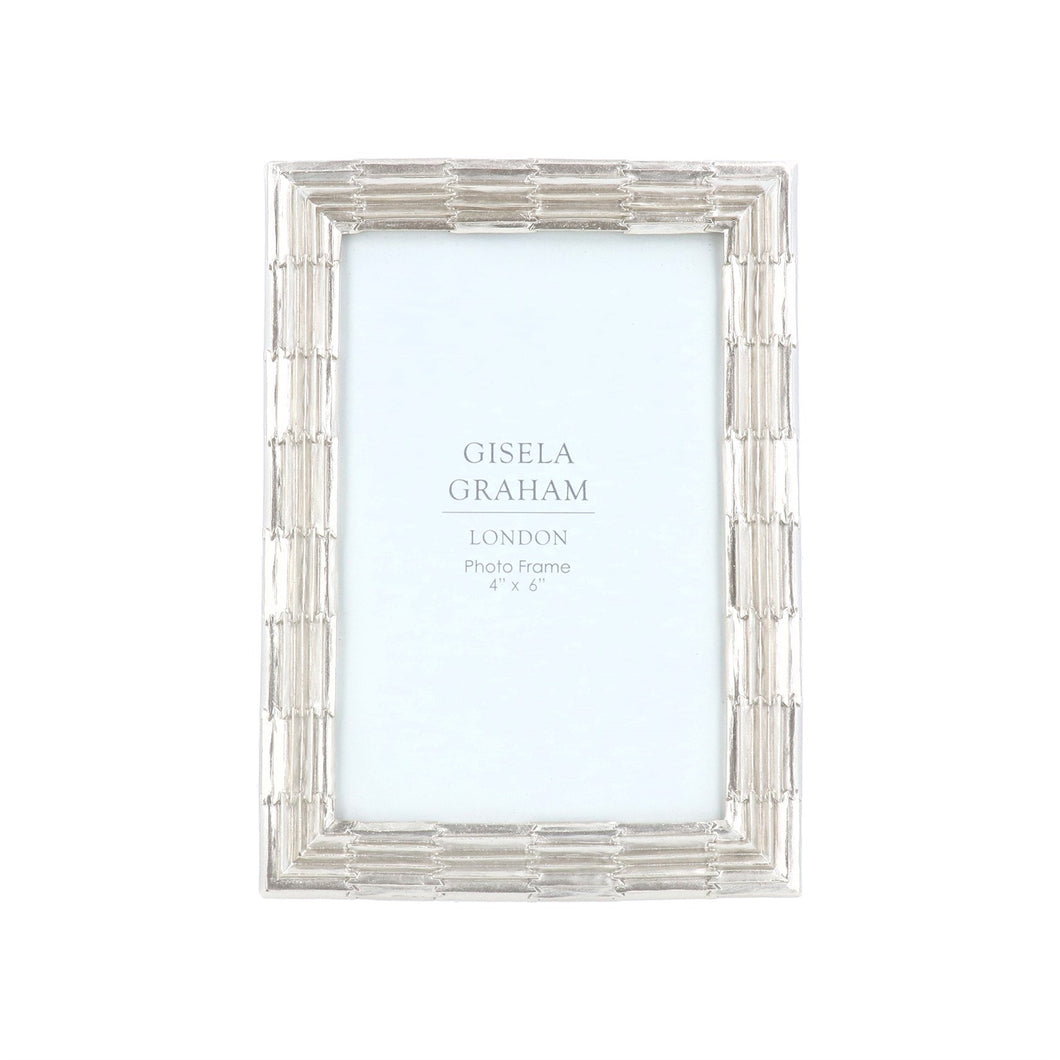 Gisela Graham Resin Silver Picture Frame Small