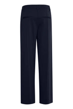 Load image into Gallery viewer, ICHI Kate Wide Trousers - Navy
