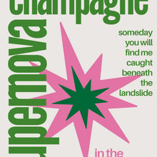 Load image into Gallery viewer, Champagne Supernova Oasis Inspired Print A4
