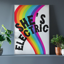 Load image into Gallery viewer, She’s Electric Print A3
