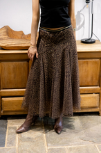 Load image into Gallery viewer, Layered Tulle Skirt - Brown Leopard
