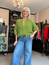 Load image into Gallery viewer, Elbow Sleeve Mohair Cardi - One Size
