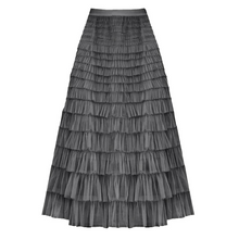 Load image into Gallery viewer, Tiered Tulle Skirt - Grey
