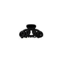 Load image into Gallery viewer, Black Colour DK Medium Chain Matt Hair Claw-2 colours
