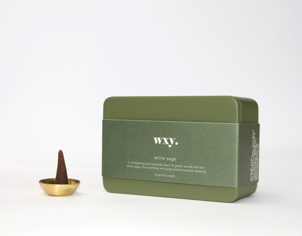 wxy. Incense Cones - White Sage