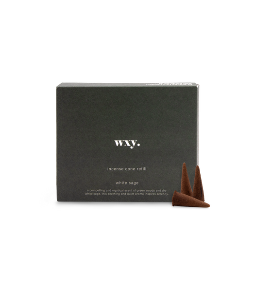 wxy. Incense Cones Refills - White Sage