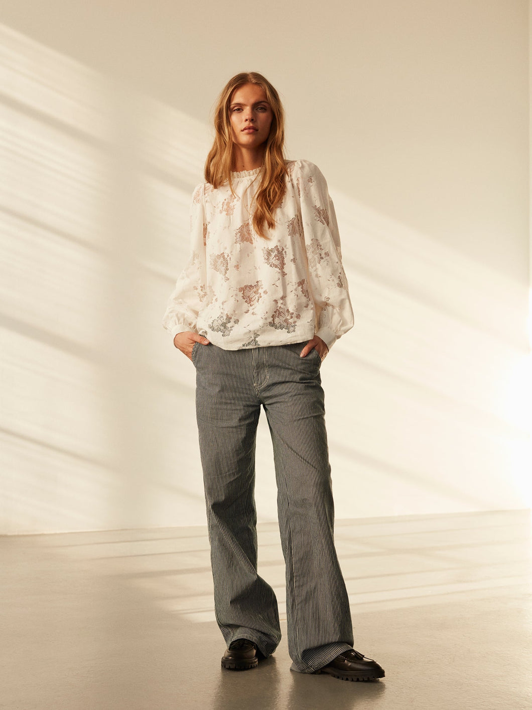 Sofie Schnoor Lace Flower Blouse - White