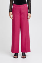 Load image into Gallery viewer, ICHI Lexi Festival Fushia Trousers
