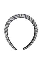 Load image into Gallery viewer, ICHI Viijia Zebra Print Bejewelled Headband
