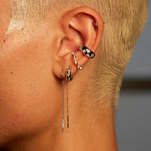 Load image into Gallery viewer, Scream Pretty Lightning Bolt Threader Earrings (comes in Gold Plated or Silver Plated)
