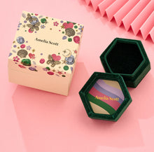 Load image into Gallery viewer, Amelia Scott Sofia Teardrop Bright Pink &amp; Emerald CZ Studs - Gold
