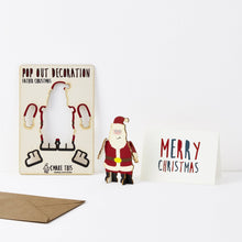 Load image into Gallery viewer, Pop Out Father Christmas Decoration Card
