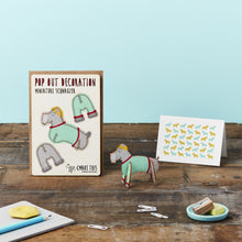 Load image into Gallery viewer, Pop Out Miniature Schauzer Decoration Card
