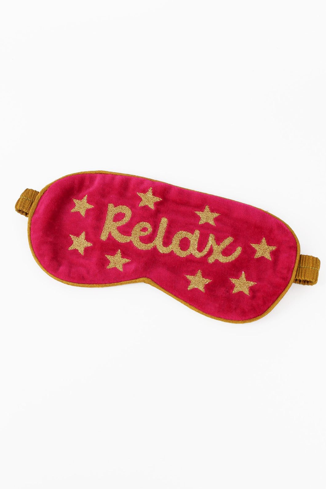 Pink Velvet Relax Sleep Mask
