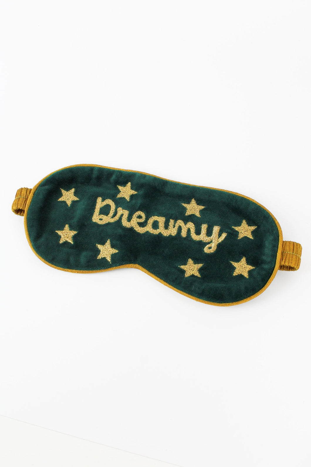 Green Velvet Dreamer Sleep Mask