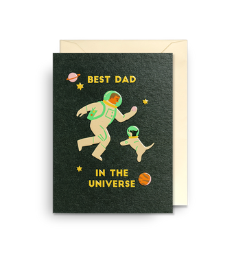 Best Dad in the Universe - Mini Card