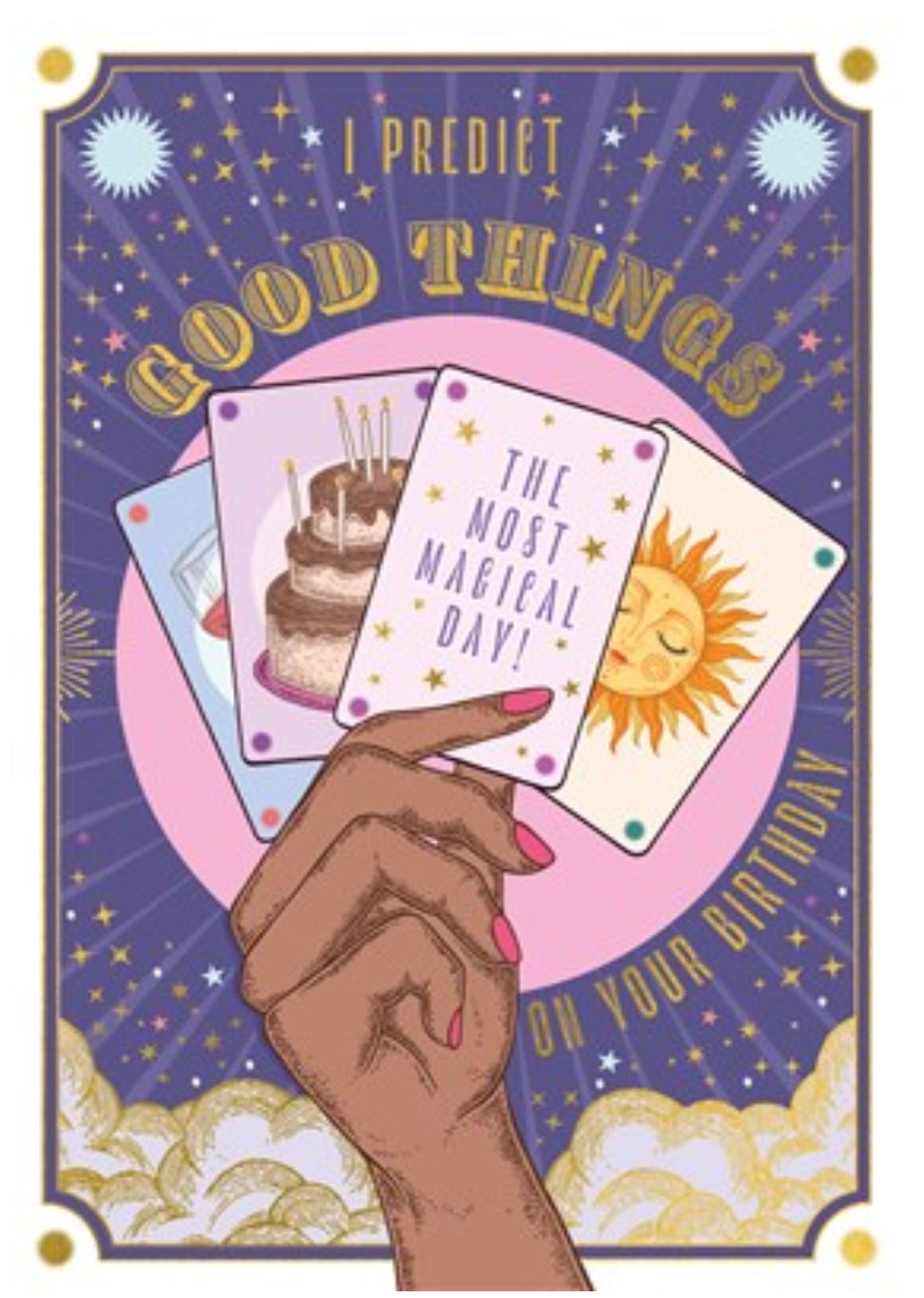 Soulmates I Predict Good Things - Birthday Card