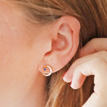 Load image into Gallery viewer, Lisa Angel Crystal Moon &amp; Star Studs
