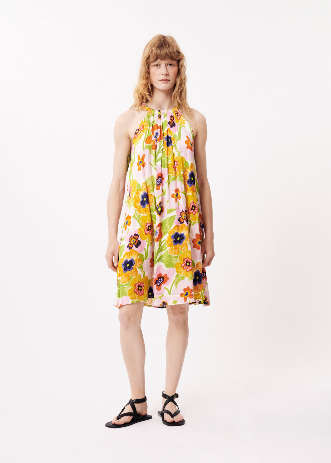 FRNCH Alisier Dress Spicy Garden Crème