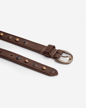 Load image into Gallery viewer, BIBA Studded Leather Belt - 3 Colours / 2 Lengths
