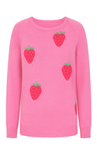 Load image into Gallery viewer, Cashmere Strawberry Jumper - One Size
