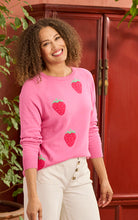 Load image into Gallery viewer, Cashmere Strawberry Jumper - One Size
