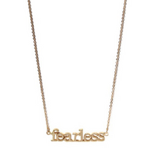 Load image into Gallery viewer, Fearless Pendant Necklace - Silver / Gold
