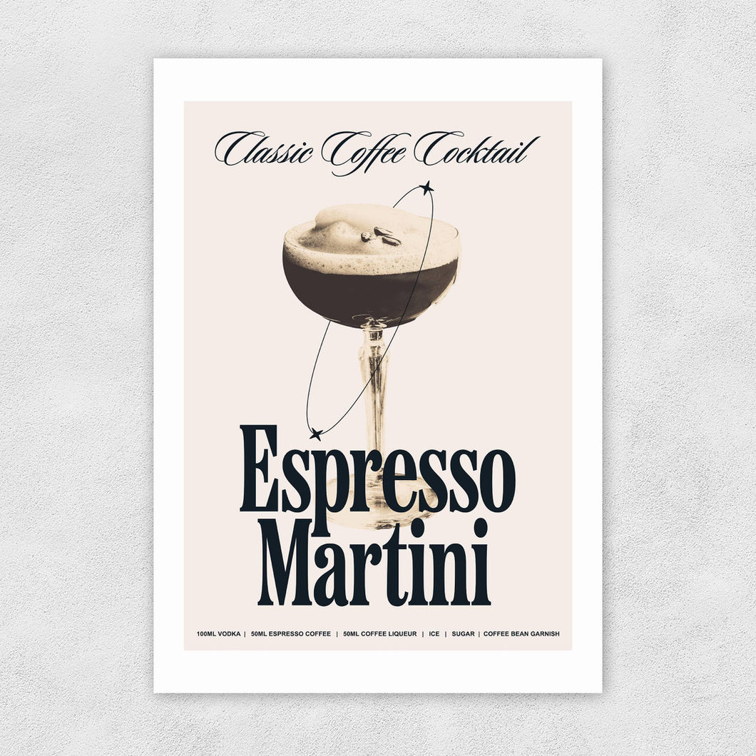 Espresso Martini - A3 Print (unframed)