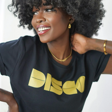 Load image into Gallery viewer, Disko Kids DISCO Tshirt Black &amp; Gold
