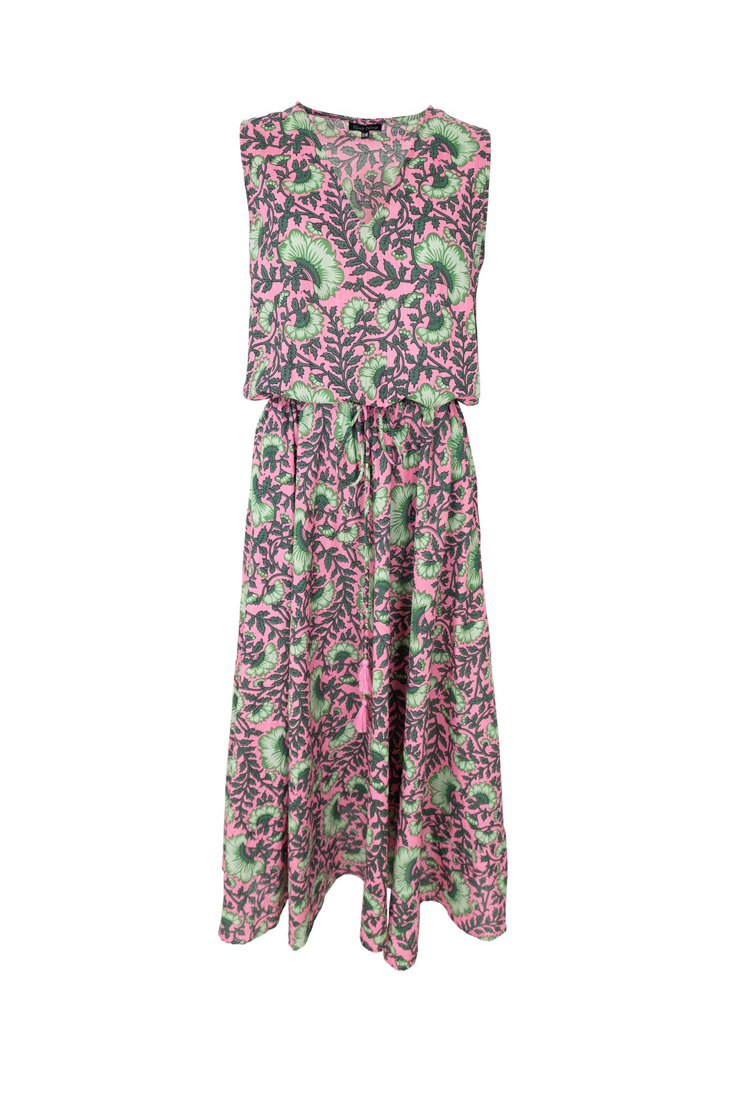 Black Colour DK Flora Cotton Dress