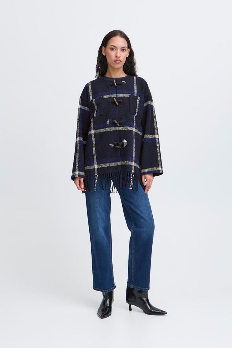 ICHI Foniza Checked Jacket
