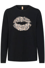 Load image into Gallery viewer, Culture Leopard Lips Long-Sleeved T-Shirt
