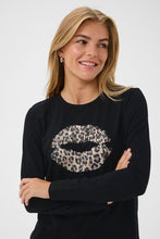 Load image into Gallery viewer, Culture Leopard Lips Long-Sleeved T-Shirt
