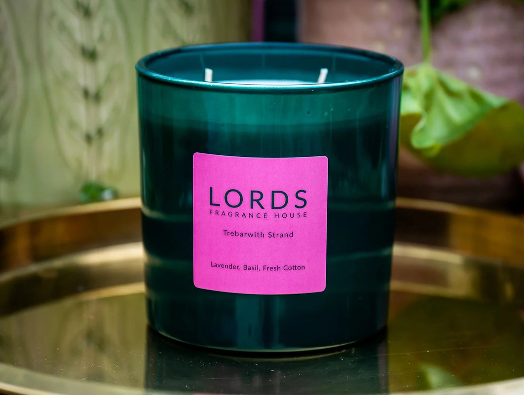 Lords Fragrance House 3 Wick Trebarwith Strand Candle 665g