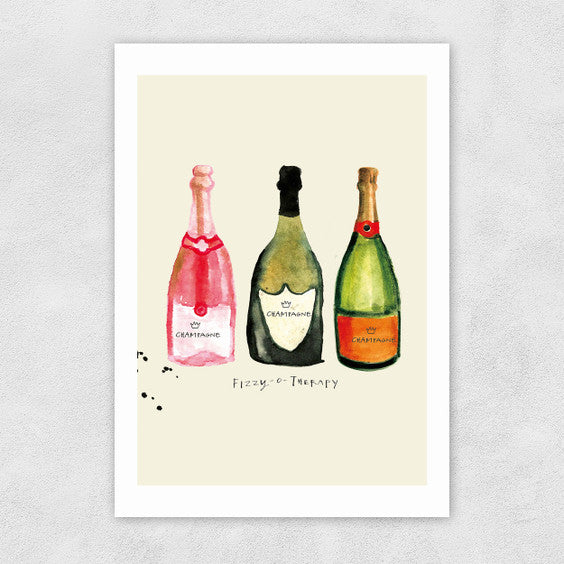 Fizzy O Therapy - A3 Print (unframed)