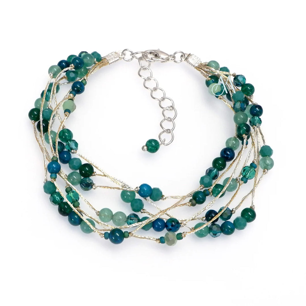 Annabella Moore Jade Mix Multi Bracelet in a Bottle