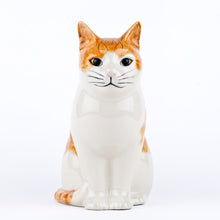 Load image into Gallery viewer, Quail Cat Vase - Squash
