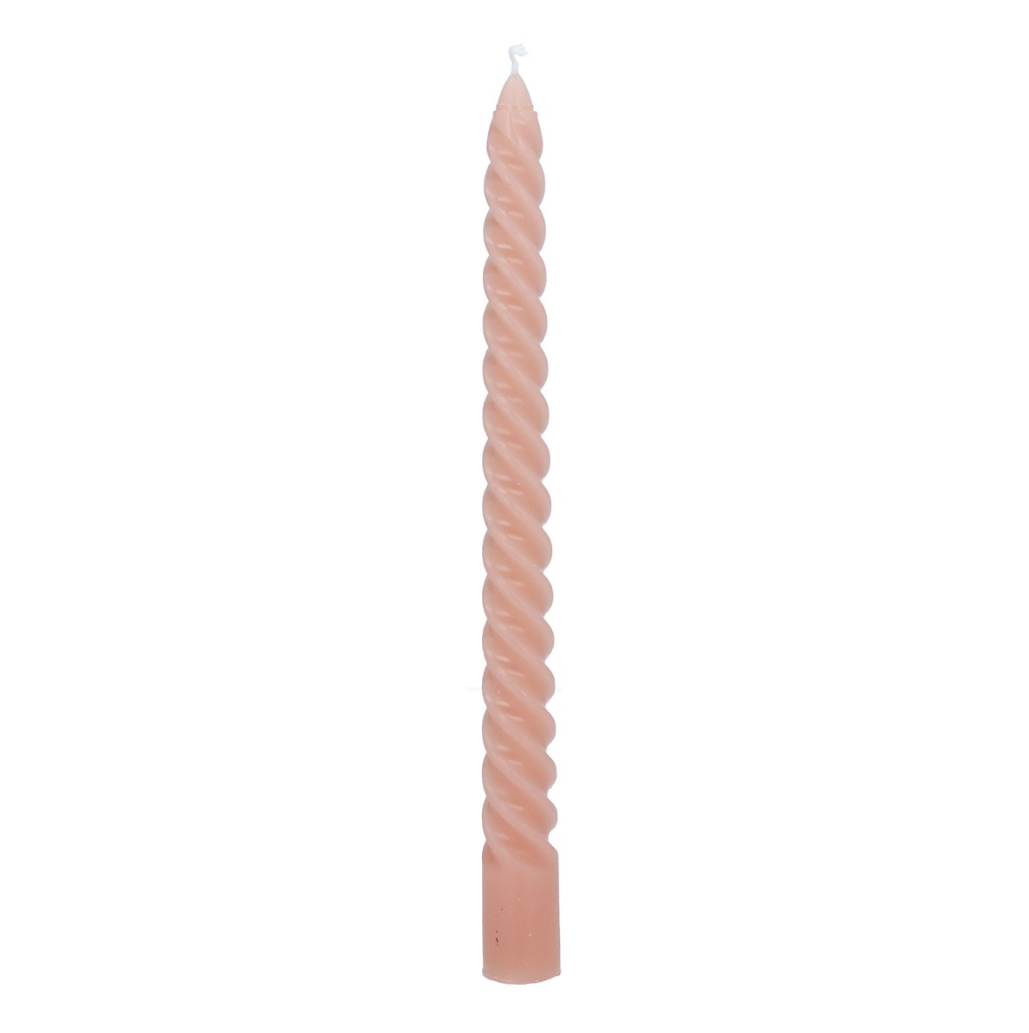 Gisela Graham Taper Twist Candle - 2 Colours