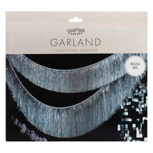 Load image into Gallery viewer, Ginger Ray Tinsel Garland Silver
