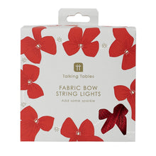 Load image into Gallery viewer, Fabric Bow String Lights

