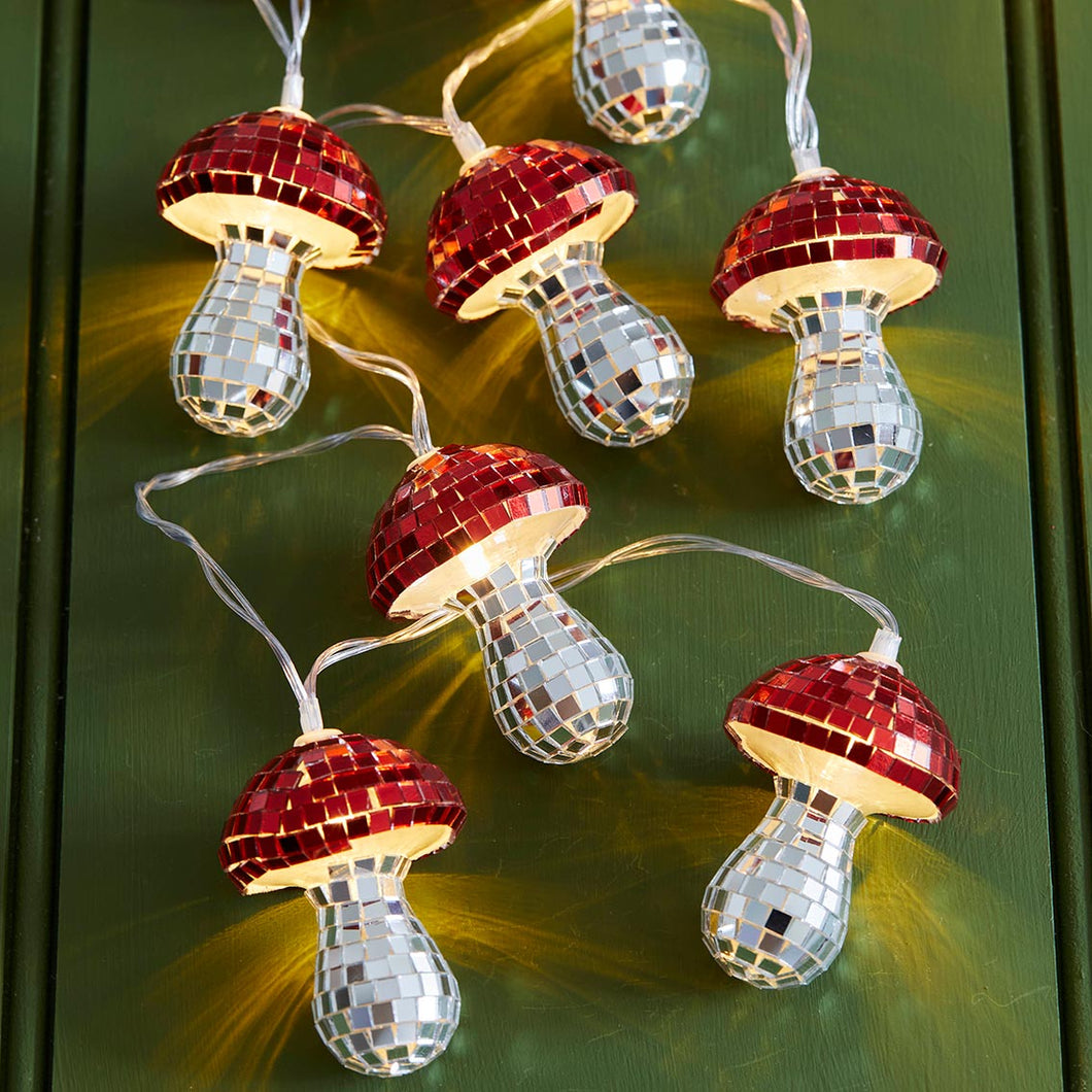 Mushroom Disco String Lights